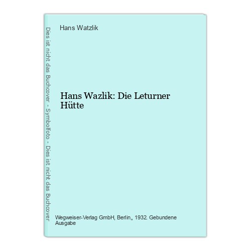 Hans wazlik die leturner - hans,