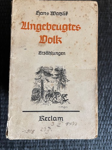 Ungebeugtes volk - volk,